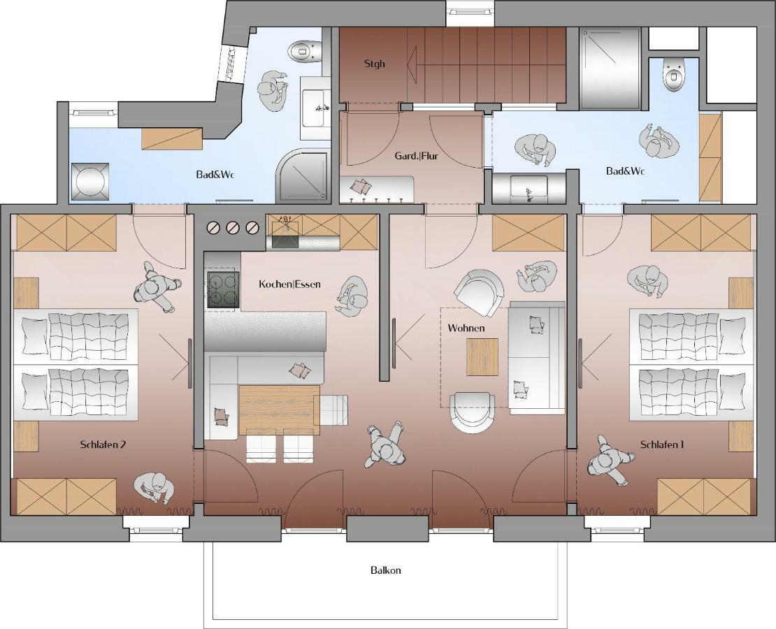 Appartements Erwin & Eleonore Huettl - Penthouse Neukirchen am Grossvenediger Luaran gambar